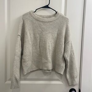 Cream American Eagle sweater.